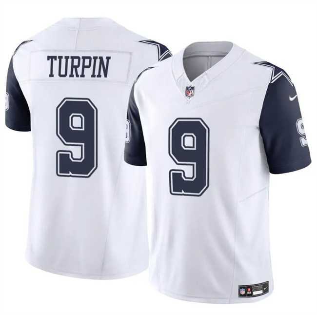 Men & Women & Youth Dallas Cowboys #9 KaVontae Turpin White 2023 F.U.S.E Vapor Untouchable Limited Stitched Jersey->dallas cowboys->NFL Jersey